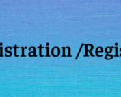 Registration/Registro